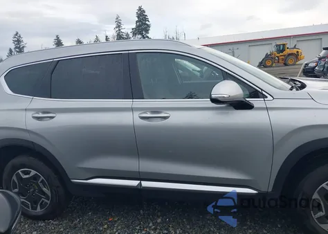 2022 Hyundai Santa Fe Hybrid Blue z USA, uszkodzony, nr VIN KM8S2DA17NU057695